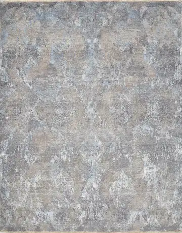 Ковёр Dazzle 14420 — бежевый и голубой, винтажный рисунок