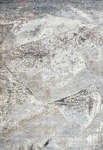 Ковёр Dazzle 14615 — серый и кремовый, абстрактный рисунок