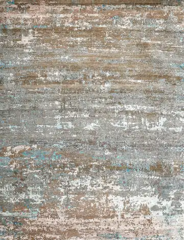 Ковёр Dazzle 14624 — кремовый и голубой, абстрактный рисунок
