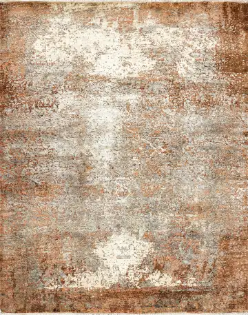 Ковёр Dazzle 14628 — коричневый и кремовый, абстрактный рисунок