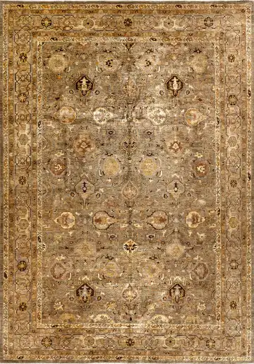 Ковёр Казах 14682 — красный и голубой, в полоску