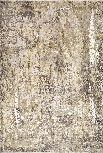 Ковёр Dazzle 14694 — кремовый и белый, абстрактный рисунок