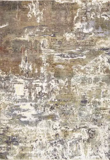 Ковёр Dazzle 14698 — коричневый и кремовый, абстрактный рисунок