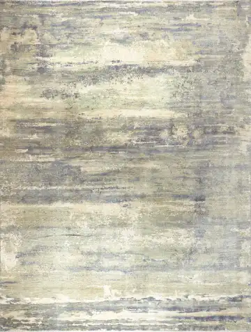 Ковёр Dazzle 14699 — кремовый и голубой, в полоску