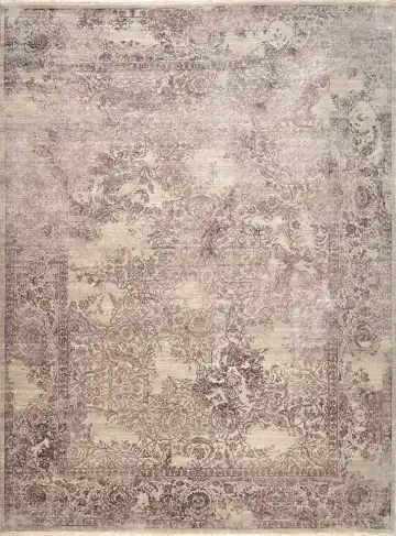 Ковёр Illusion 14749 — бежевый и коричневый, восточный орнамент
