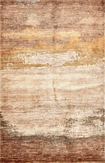 Ковёр Dazzle 14783 — коричневый и кремовый, градиент