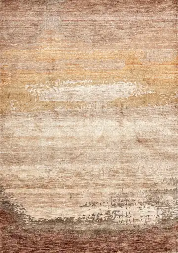 Ковёр Dazzle 14784 — коричневый и кремовый, градиент