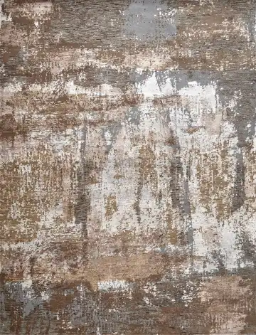 Ковёр Dazzle 14790 — коричневый и кремовый, абстрактный рисунок