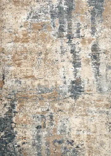Ковёр Dazzle 14846 — серый и коричневый, винтажный рисунок