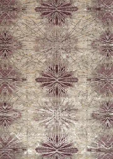 Ковёр Dazzle 14865 — бордовый и бежевый, восточный орнамент