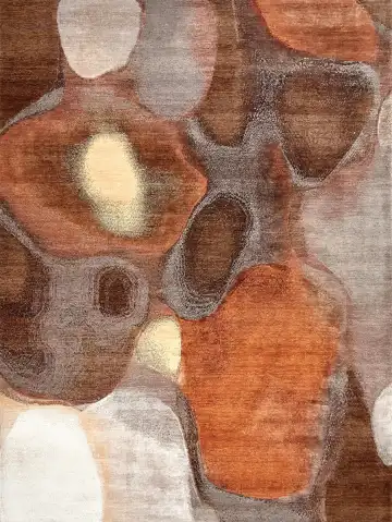Ковёр Rug Star by J.Dahlmanns 14937 — коричневый и бежевый, абстрактный рисунок