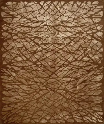 Ковёр Rug Star by J.Dahlmanns 14953 — коричневый и кремовый, абстрактный рисунок