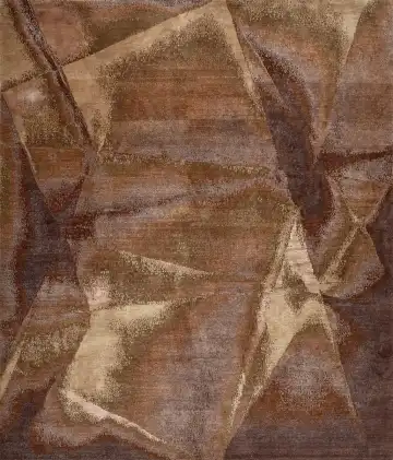 Ковёр Rug Star by J.Dahlmanns 14959 — коричневый и бежевый, геометрический рисунок