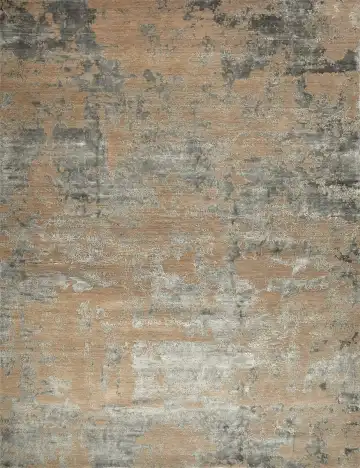 Ковёр Dazzle 15155 — коричневый и голубой, винтажный рисунок