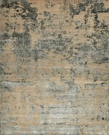 Ковёр Dazzle 15160 — коричневый и голубой, винтажный рисунок