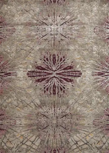 Ковёр Dazzle 15174 — коричневый и кремовый, с медальоном
