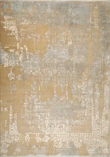Ковёр Bliss 15231 — золотистый и кремовый, винтажный рисунок