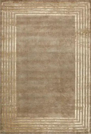 Ковёр Shape 15252 — серый и бежевый, геометрический рисунок
