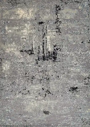 Ковёр Dazzle 15266 — серый и чёрный, сюжетный рисунок