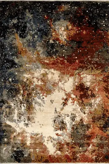 Ковёр Dazzle 15272 — чёрный и кремовый, винтажный рисунок