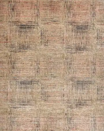 Ковёр Dazzle 15273 — кремовый и коричневый, геометрический рисунок