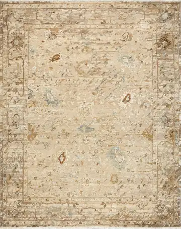 Ковёр Bliss 15278 — кремовый и коричневый, восточный орнамент