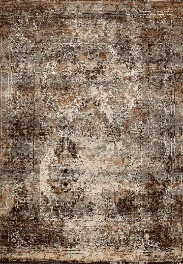 Ковёр Dazzle 15313 — коричневый и бежевый, абстрактный рисунок