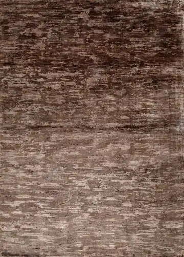 Ковёр Dazzle 15360 — коричневый и белый, однотонный