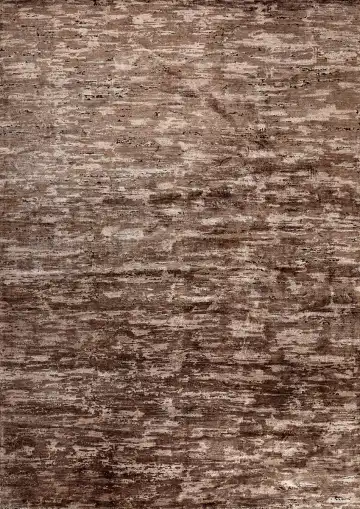 Ковёр Dazzle 15361 — коричневый и белый, однотонный