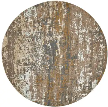 Ковёр Dazzle 15408 — коричневый и белый, винтажный рисунок