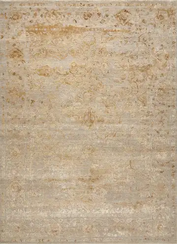Ковёр Illusion 15454 — кремовый и коричневый, восточный орнамент