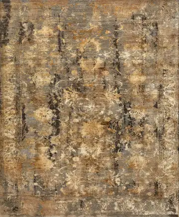 Ковёр Bliss 15458 — коричневый и бежевый, винтажный рисунок