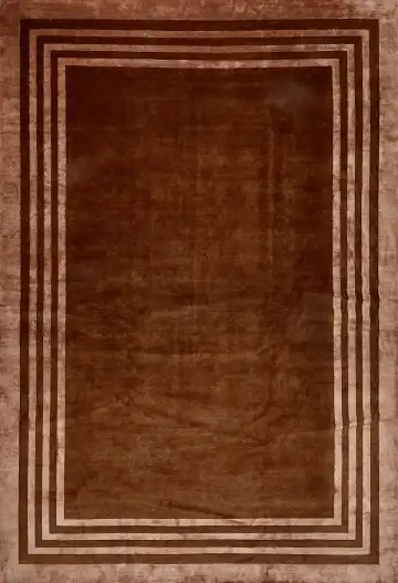 Ковёр Shape 15490 — коричневый и бежевый, геометрический рисунок