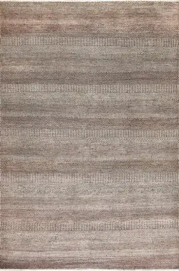 Ковёр Dazzle 15553 — коричневый и серый, в полоску