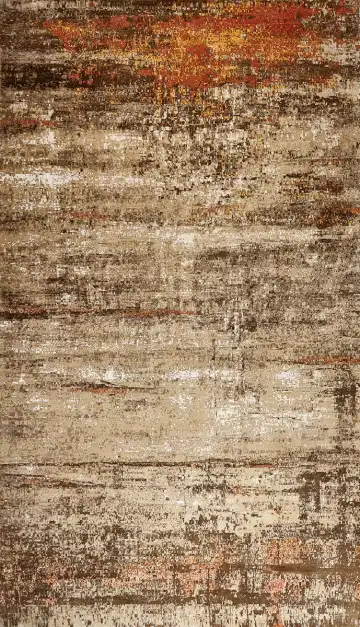 Ковёр Dazzle 15581 — оранжевый и коричневый, винтажный рисунок