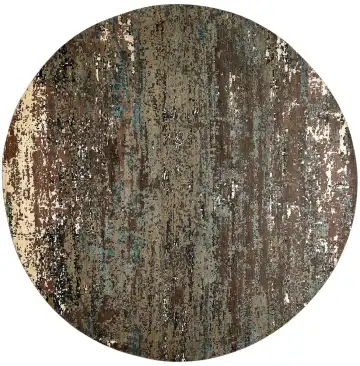 Ковёр Dazzle 15585 — коричневый и голубой, винтажный рисунок