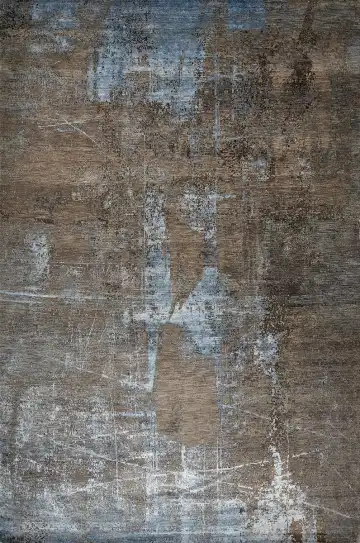 Ковёр Dazzle 15610 — голубой и коричневый, винтажный рисунок