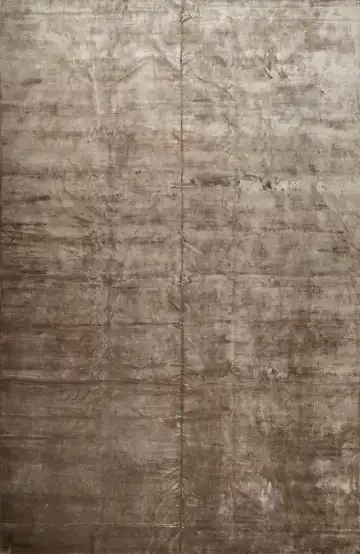 Ковёр Mono 15681 — коричневый и кремовый, в полоску