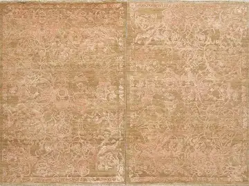 Ковёр Illusion 15778 — бежевый и кремовый, восточный орнамент