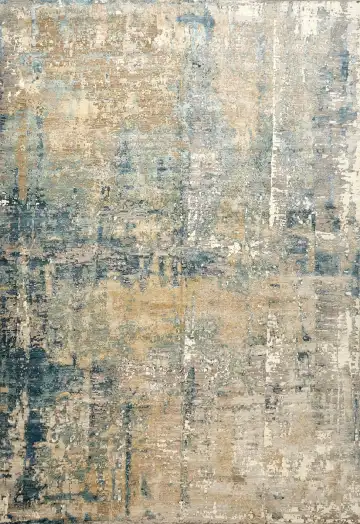 Ковёр Dazzle 15794 — кремовый и голубой, винтажный рисунок