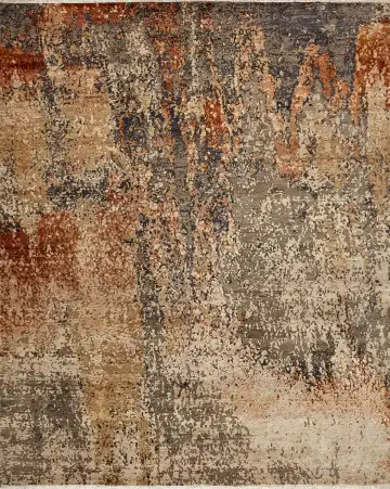 Ковёр Dazzle 15886 — коричневый и кремовый, винтажный рисунок