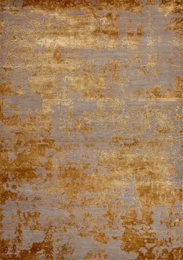 Ковёр Dazzle 15920 — серый и оранжевый, абстрактный рисунок