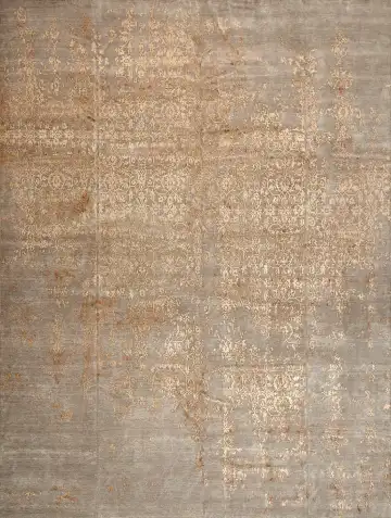 Ковёр Bliss 15932 — бежевый и серый, абстрактный рисунок