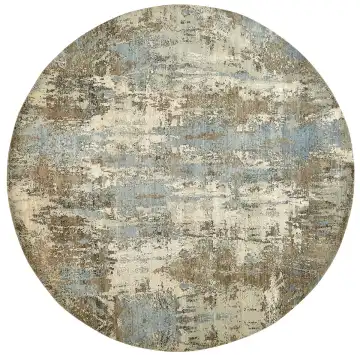 Ковёр Dazzle 15941 — кремовый и голубой, винтажный рисунок