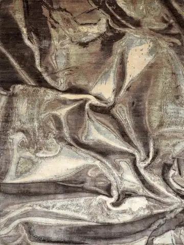 Ковёр Dazzle 15955 — коричневый и кремовый, однотонный