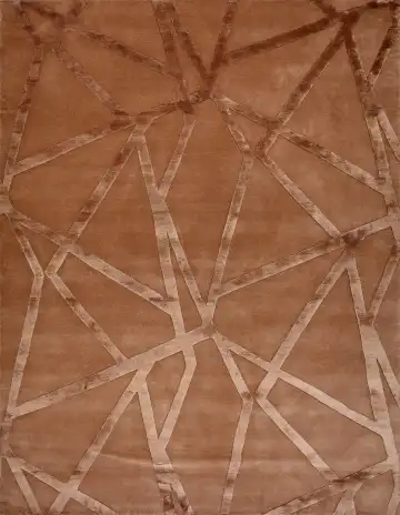 Ковёр Shape 15983 — коричневый и бежевый, абстрактный рисунок