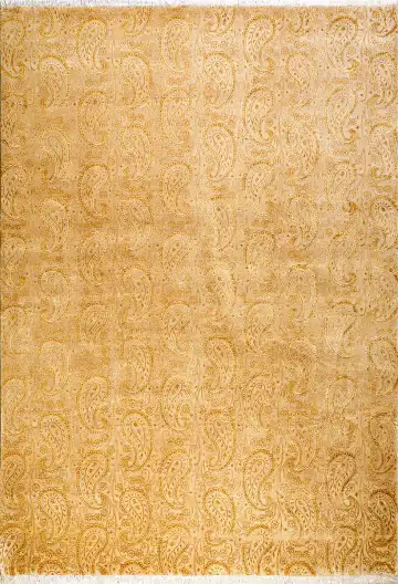 Ковёр Bliss 1628 — жёлтый, однотонный
