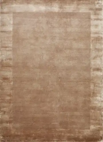 Ковёр Shape 16064 — коричневый и кремовый, однотонный
