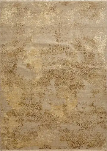 Ковёр Illusion 16133 — кремовый и коричневый, восточный орнамент