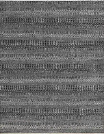 Ковёр Dazzle 16160 — чёрный и серый, в полоску